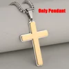 Pendentif en argent et or