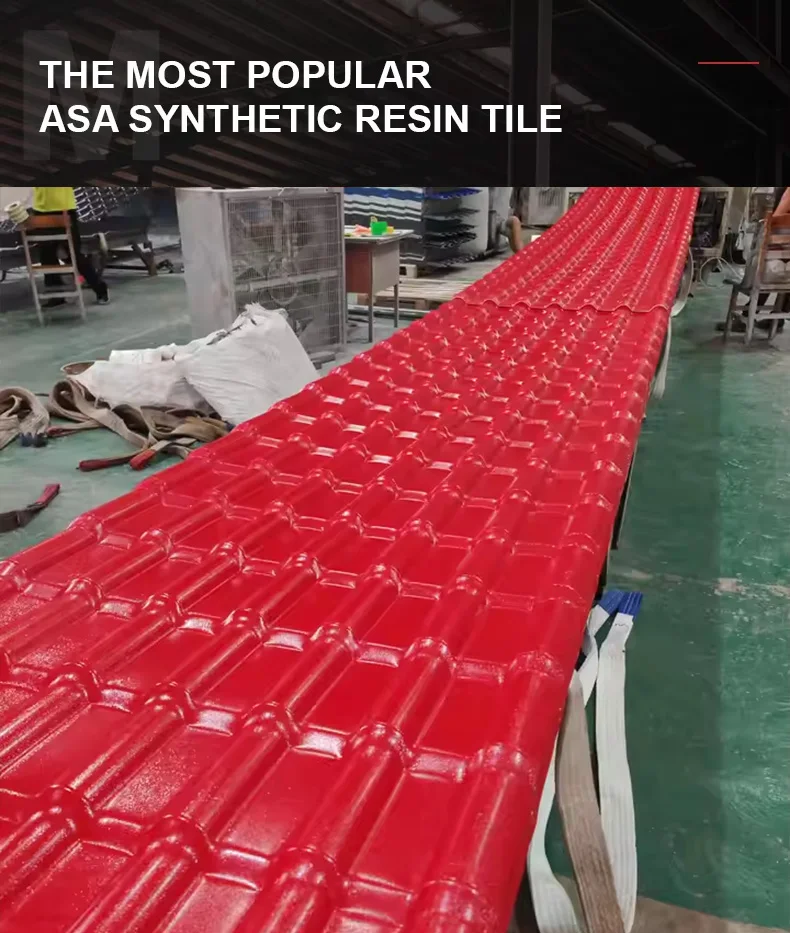 Chinese Pvc Plastic Roof Tiles Pane Color ASA Coated PVC Plastic Type of Roofing Sheets for Steep Slope Roof Supplier