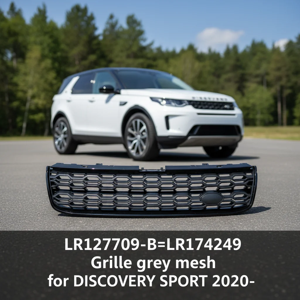 LR127709-B=LR174249 New Customizable ABS Honeycomb Grille Grey Mesh for Discovery Sport 2020- 1 Year