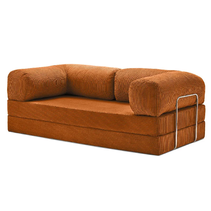 French-style Modular Combination Small Apartment Living Room Corner Seat 3-proof Lambswool Compressed Fabric Sofa Home Furniture