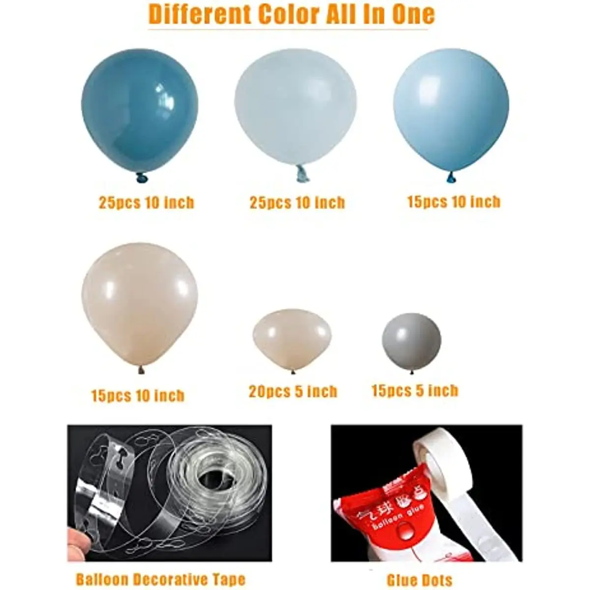 Wholesale Balloon Arch Kit Latex Metal Balloon Wreath Arch Set Baby ...