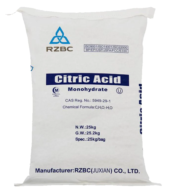 Low Price Food Grade Acidity Regulators Powder Citric Acid Monohydrate