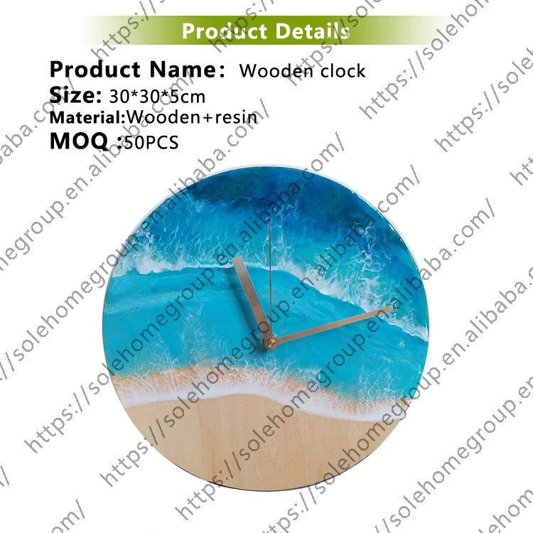 Handcrafted Resin Olive Wood Square Coasters For Drinks Durable