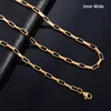 3mm Wide Gold