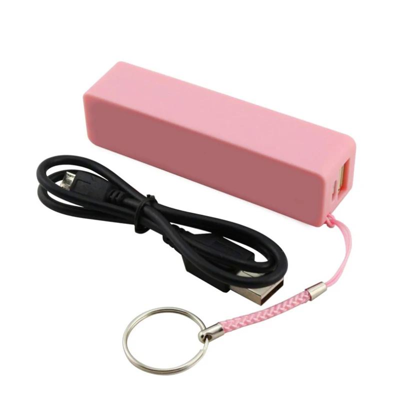 MIQ Custom OEM Keyring Powerbank 2600 MAh 18650 Power Bank Portable Charger 2600mah Veger Power Bank