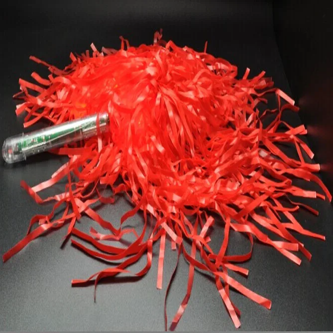 Red LED Light Up Pom Poms