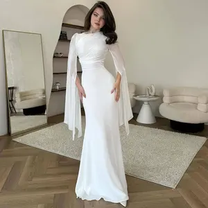 Elegant Satin Maxi Dresses For Women Tunic Slim Sexy Bodycon Club Party Long Evening Dress