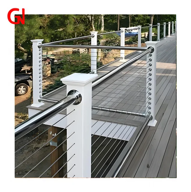 Wholesale Price Balustrades Stainless steel stair deck balustrades Cable balustrades