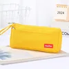 Labeled pencil case yellow