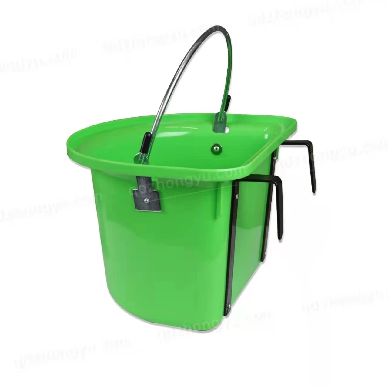 STRONG RUBBER HOOK OVER PORTABLE MANGER HANGING 15L HORSE FEED HAY FOOD