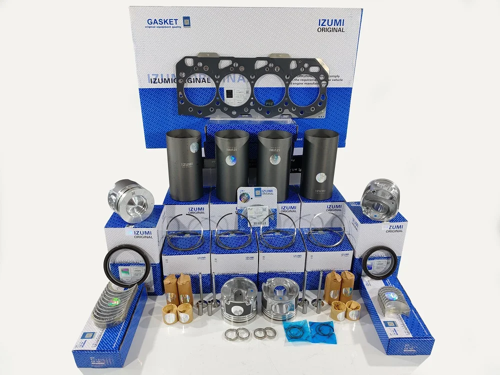 IZUMI Original Engine Rebuild Kit 4JG1 4JG2 4JB1 4JJ1 4BA1 Liner Kit 4HF1 4HE1T 4BD1 ISUZU Overhaul Repair Kit