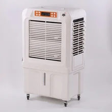 AC/DC/Solar Water Air Cooler Evaporative Air Conditioner Fan Eco-friendly Mobile Air Cooling Fan