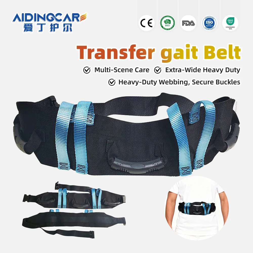Hospital Transfer Gait Belt with Quick Release Buckle for Safe Patient - product detail 1