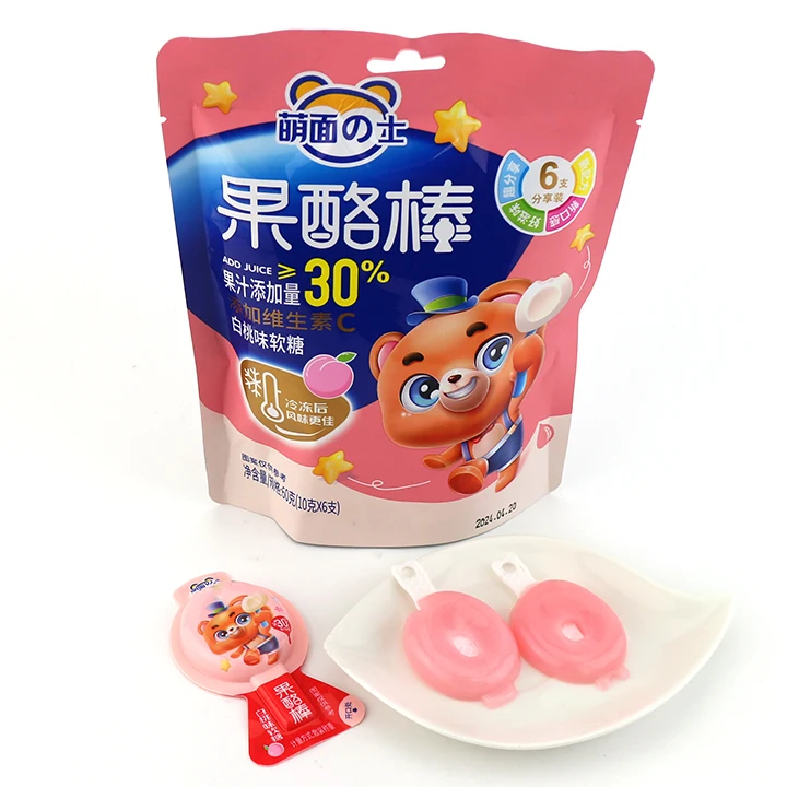 Yogurt jelly lollipop