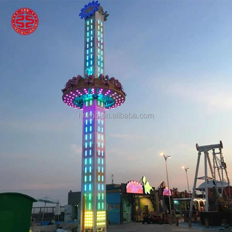 Amusement Equipment Ride Free Fall Tower Theme Park Drop Tower Rides for Sale Amusement Sky Flying Tower Rides