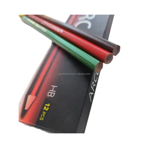 High Quality Cheap Popular Different Color Custom Pencil Nature  Wood Pencil Standard Pencil for Kids