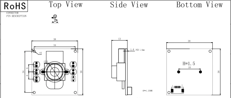 USB d'origine 12mp 20x Zoom Ip 180 21Module de caméra mp 200mp 5mp 20 MP 2 Façon de la caméra audio pour synchroniser le module clignotant 2 H4261da98f6a043ae85c3fc21009861d1z