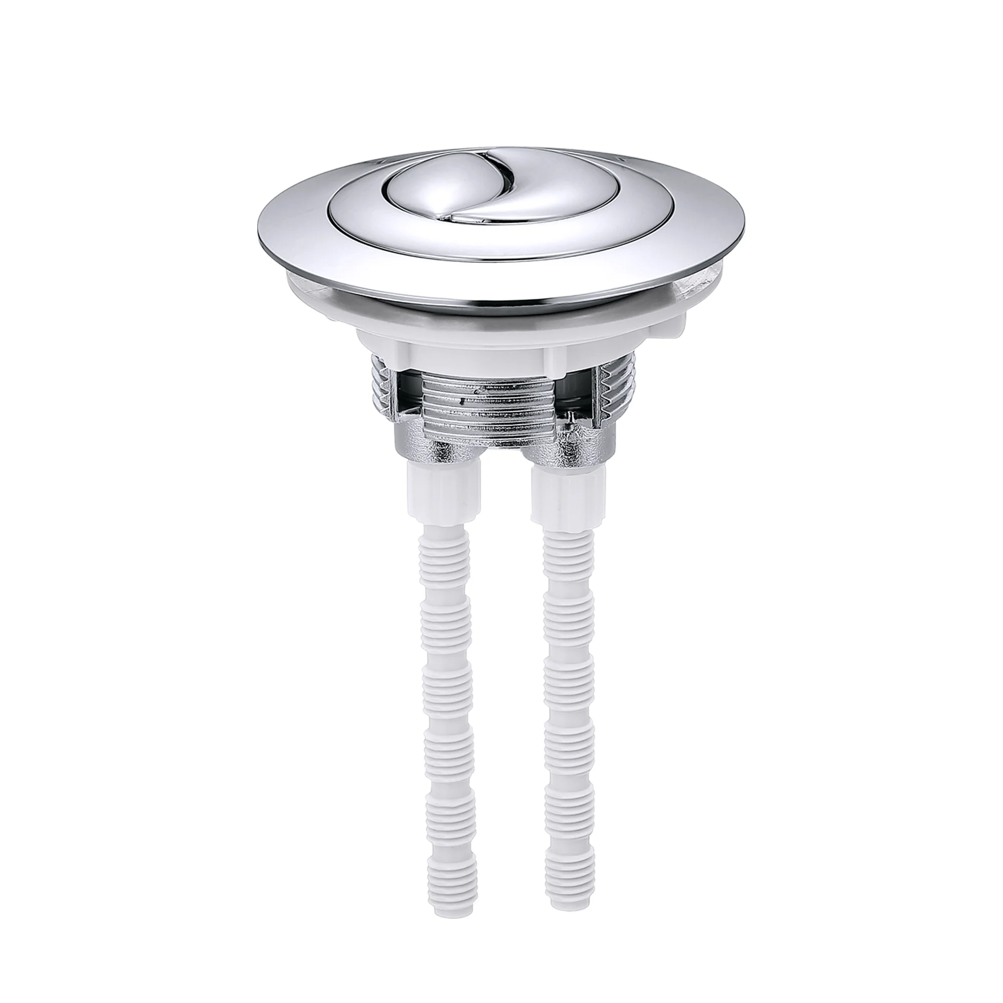Dual Push Flushing Toilet Button Easy-Install Convenient Bathroom Replacement Tank Lever with Thread Diameter Product Category