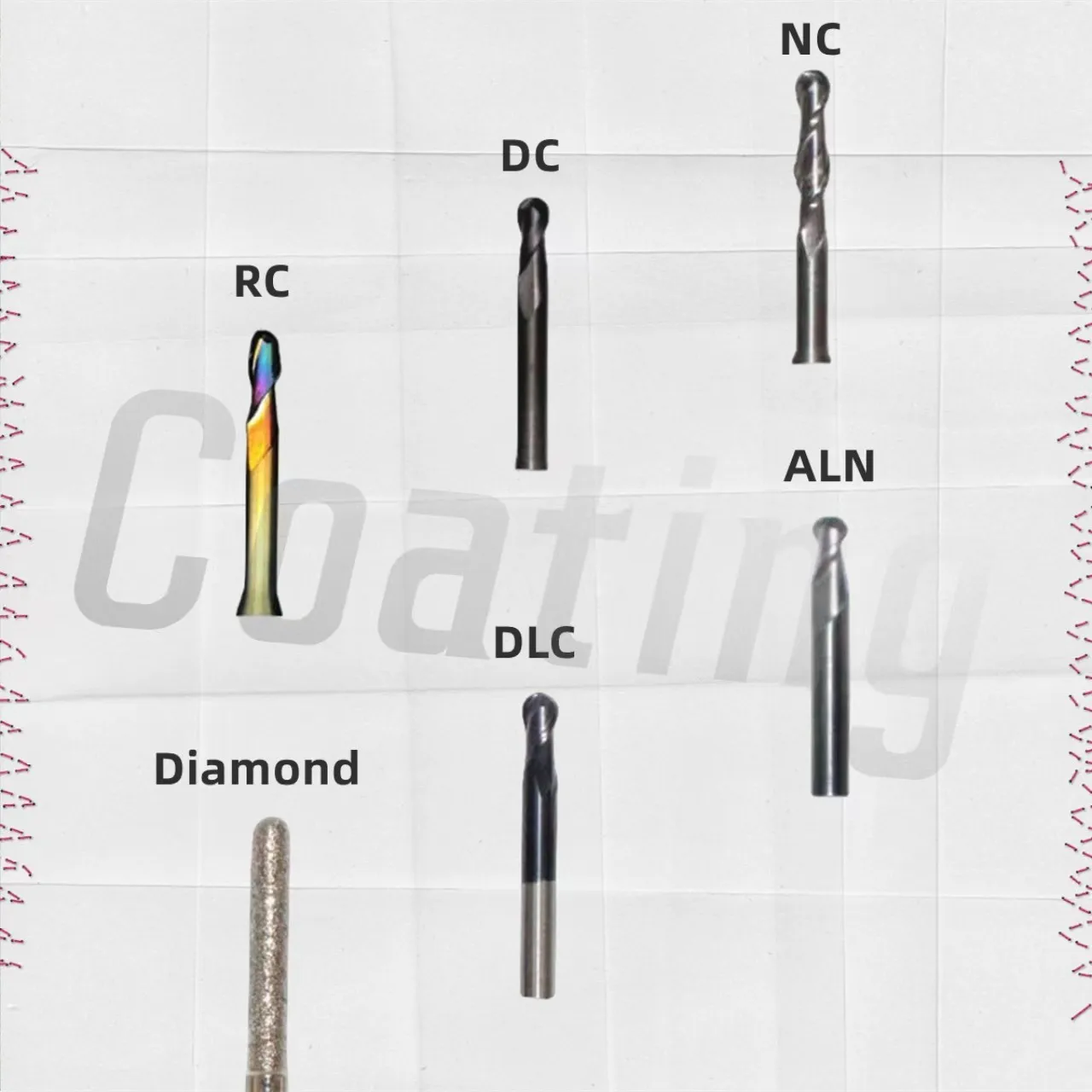 Dental Laboratory Cad/cam Milling Cutter For Vhf Metal Milling Blocks