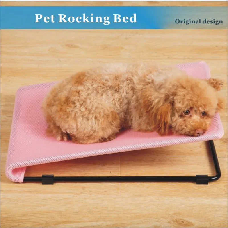 Pet Rocker Bed Pet Bed Cat Rocking Bed Mesh Breathable Cool Steel Tube Outdoor Bed ...