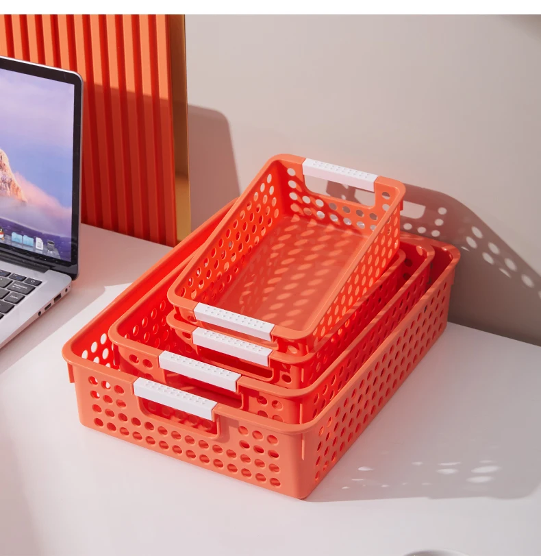 6 Kinds Of Size Plastic Other Storage Organizer Baskets Sets Desktop