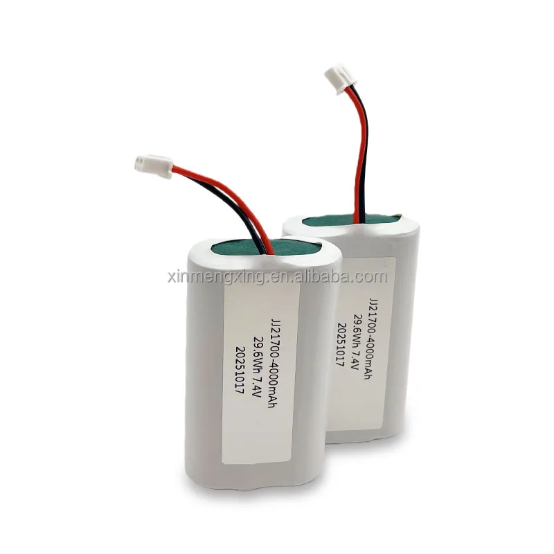 High-Power 7.4V 4000mAh 21700 Lithium Battery Pack 2S1P with BMS Protection in Stock for Camera Use H4264c836b0f1495fa4d9586a92080a68I