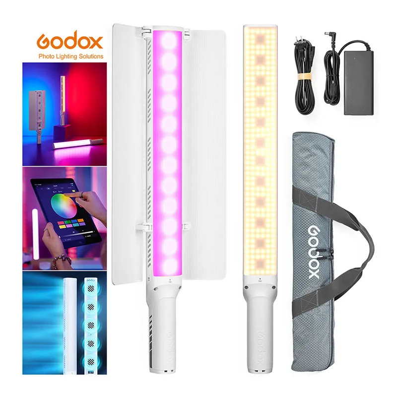 GODOX LC1000R RGBカラー ハンドヘルド ライトスティック ① Amazon.com : GODOX LC1000R Handheld RGB Light Stick 100W LED