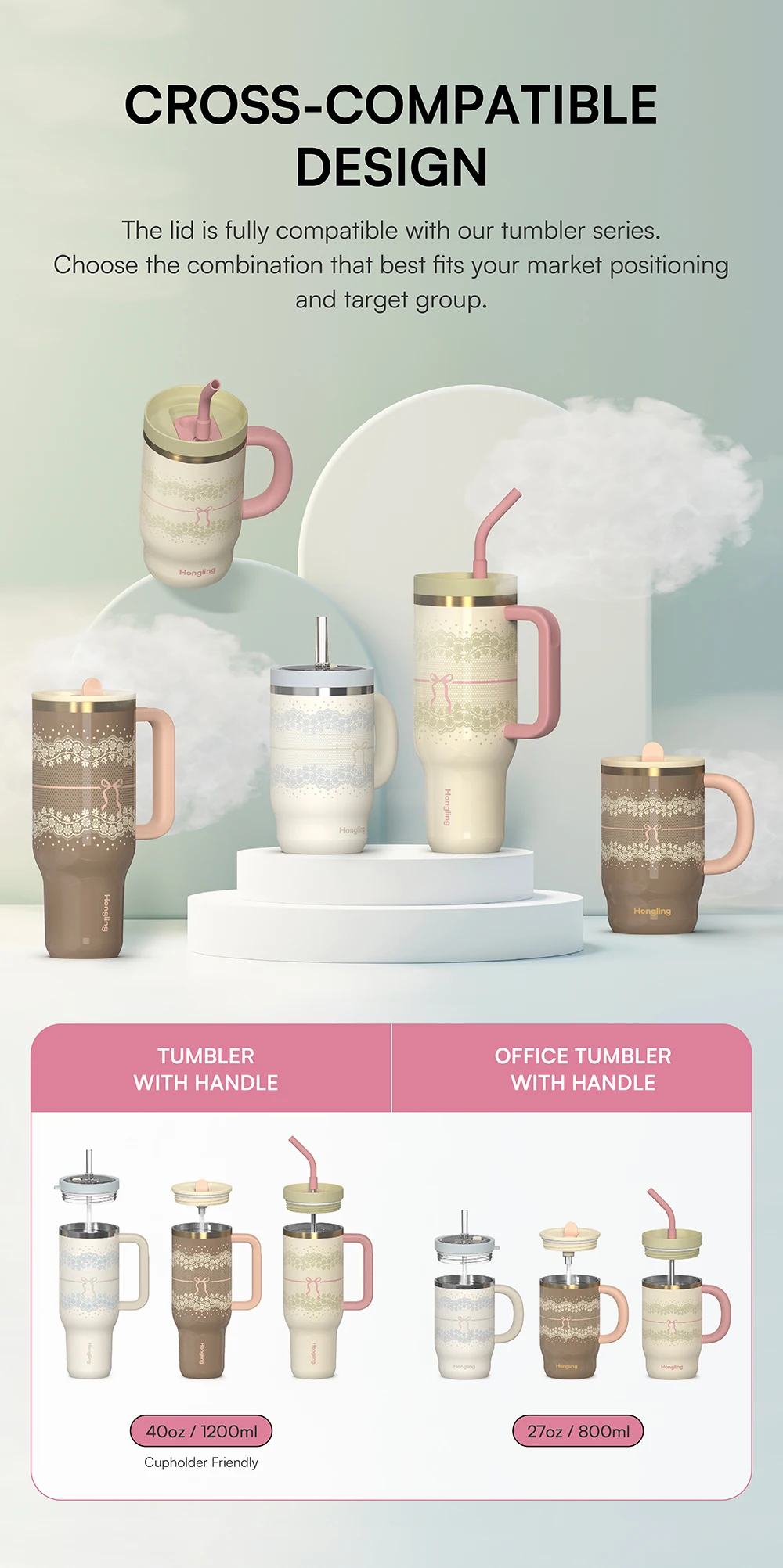 Cupholder Friendly Base and Dimensions