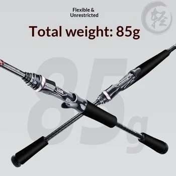 Cheery Fishing 3.0 Lake Use Full Set Fuji F Ring Ultra Light Carbon Fishing Rod for Perch & Mandarin Fish 1.98m-2.43m Sizes – Rod – view 3