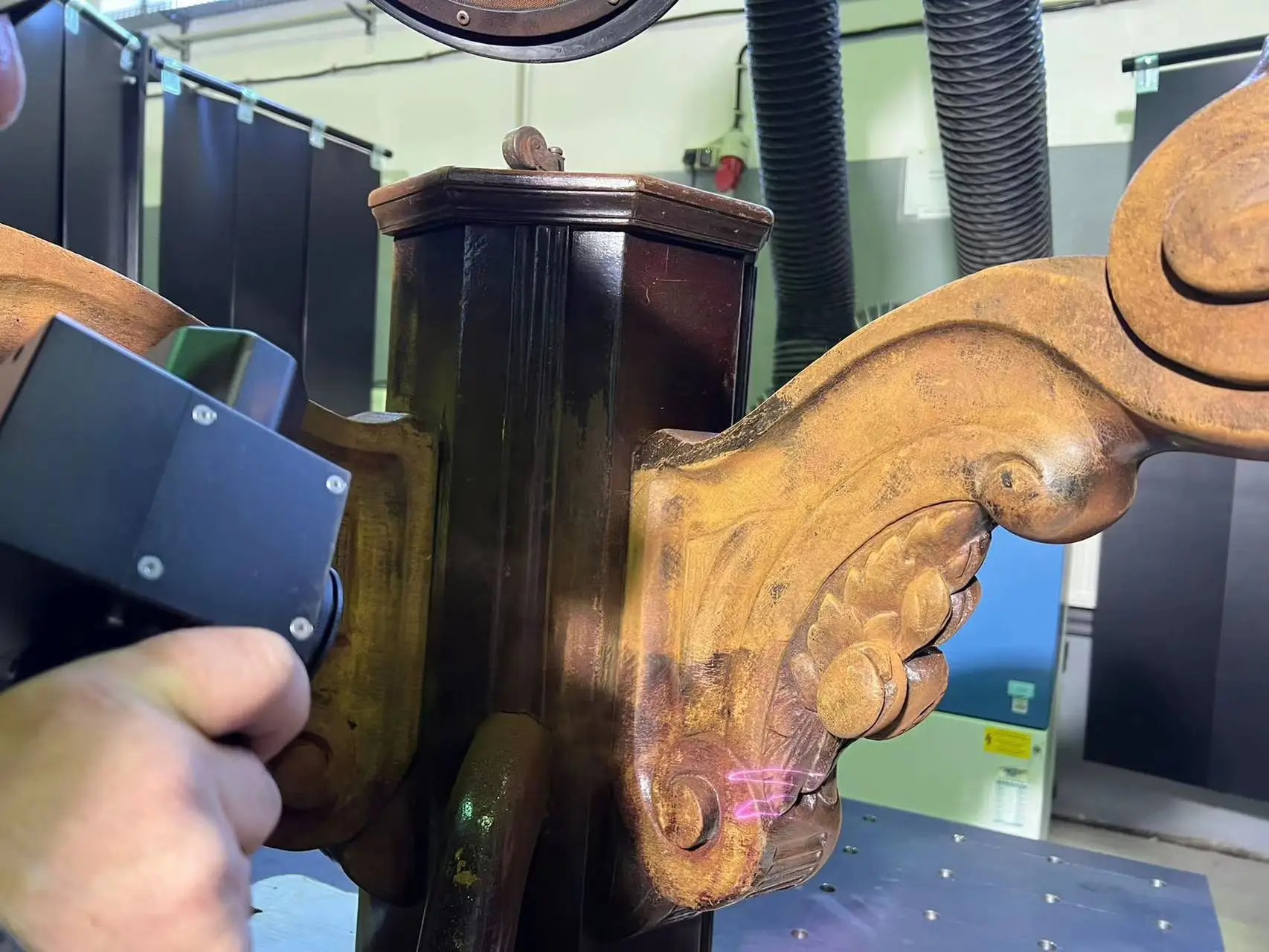 Laser Blasting Burnisher Laser Paint And Rust Removal Tool Rust Remover