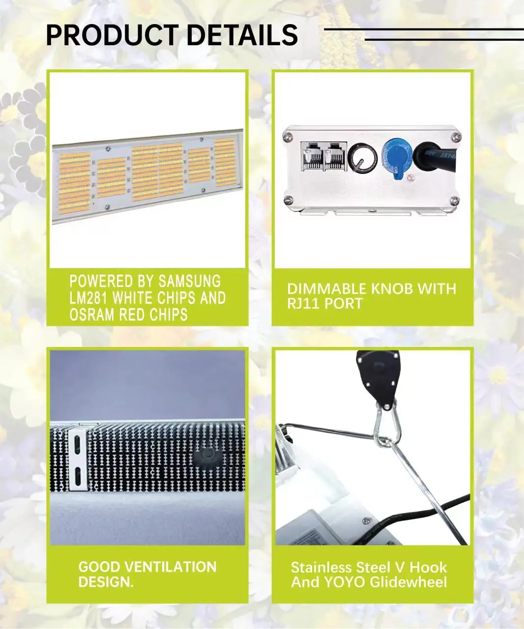 Dimmable Control Lm281b Lm301b Chips Full Spectrum Bars Plant System Veg Flower Stages 800w 600w IP65 Led Grow Light Strip factory