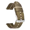 Brown beige-silver buckle