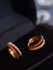 Rose gold, ruby