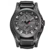 3 gray dial black strap