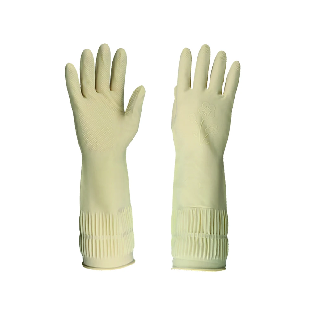 38cm Long Super High Latex Soft Long Sleeve Rubber Kitchen Cleaning
