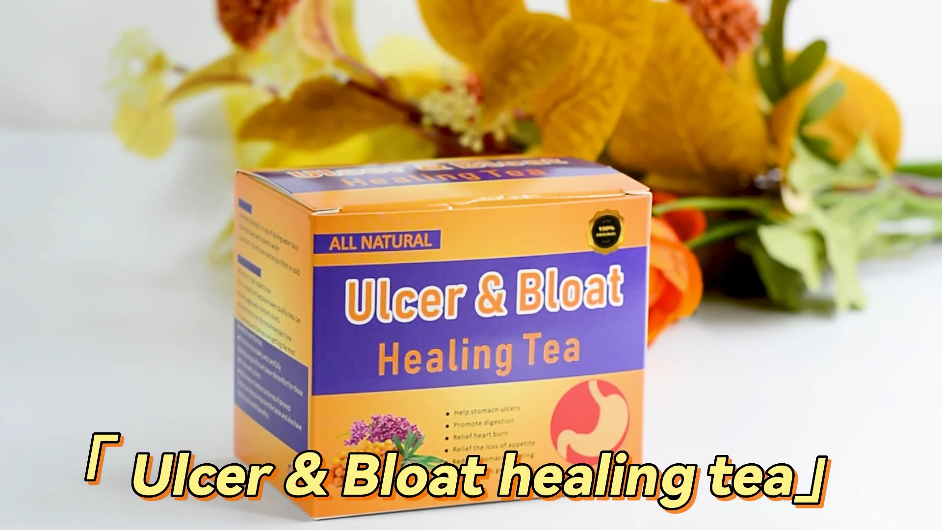 Ulcer & Bloat Healing Tea Stomach Pain Relief Digest Relief Gastric Gas