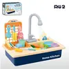 Gift box 22 pcs set dishwashing table blue (r42)