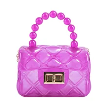 ZHUIYU Famous Fashion girl Transparent Jelly bag gift PVC Mini Cute chain crossbody bags mini tote bag