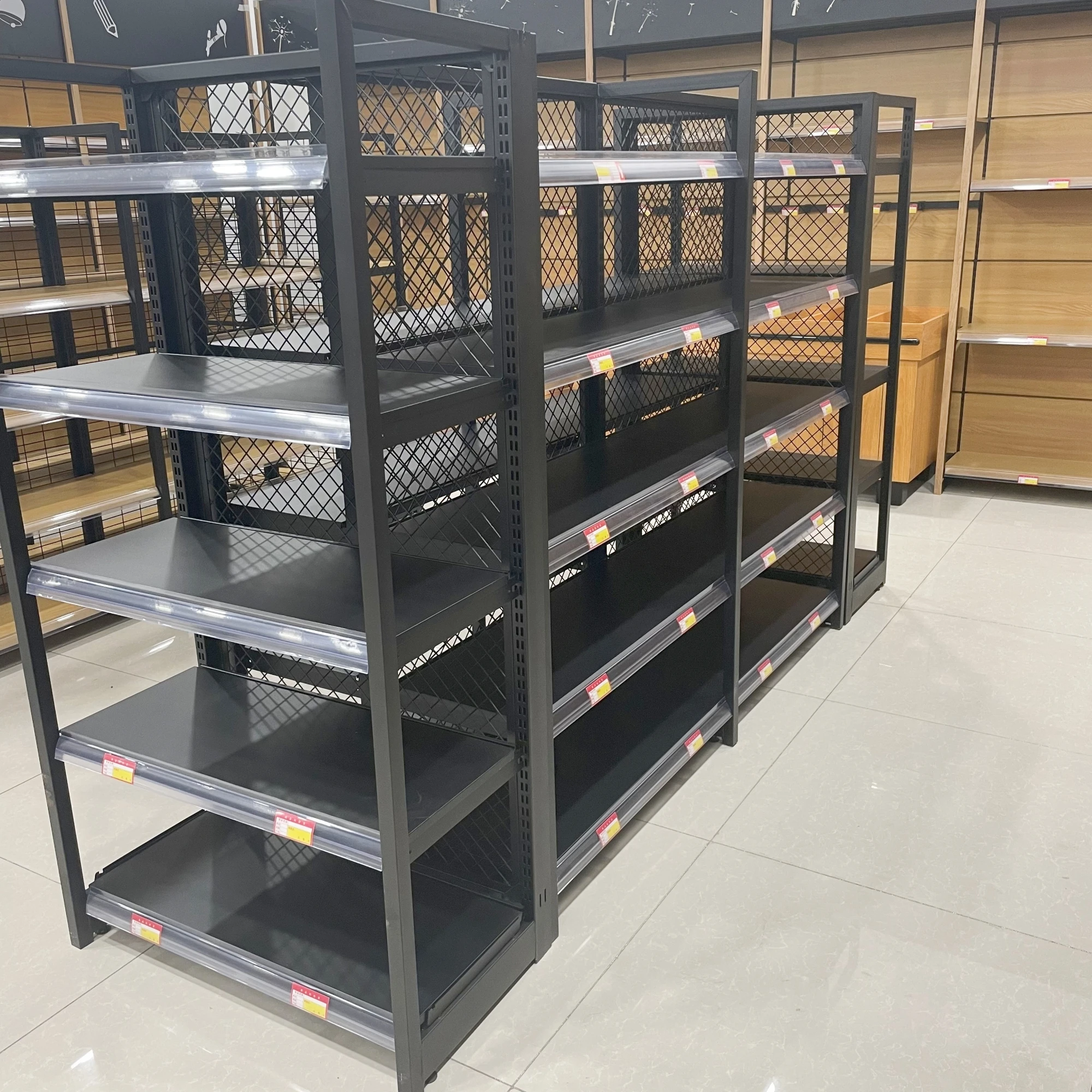 Custom Shop Rack Gandola Shelf Supermarket Shelves Retail Display Super