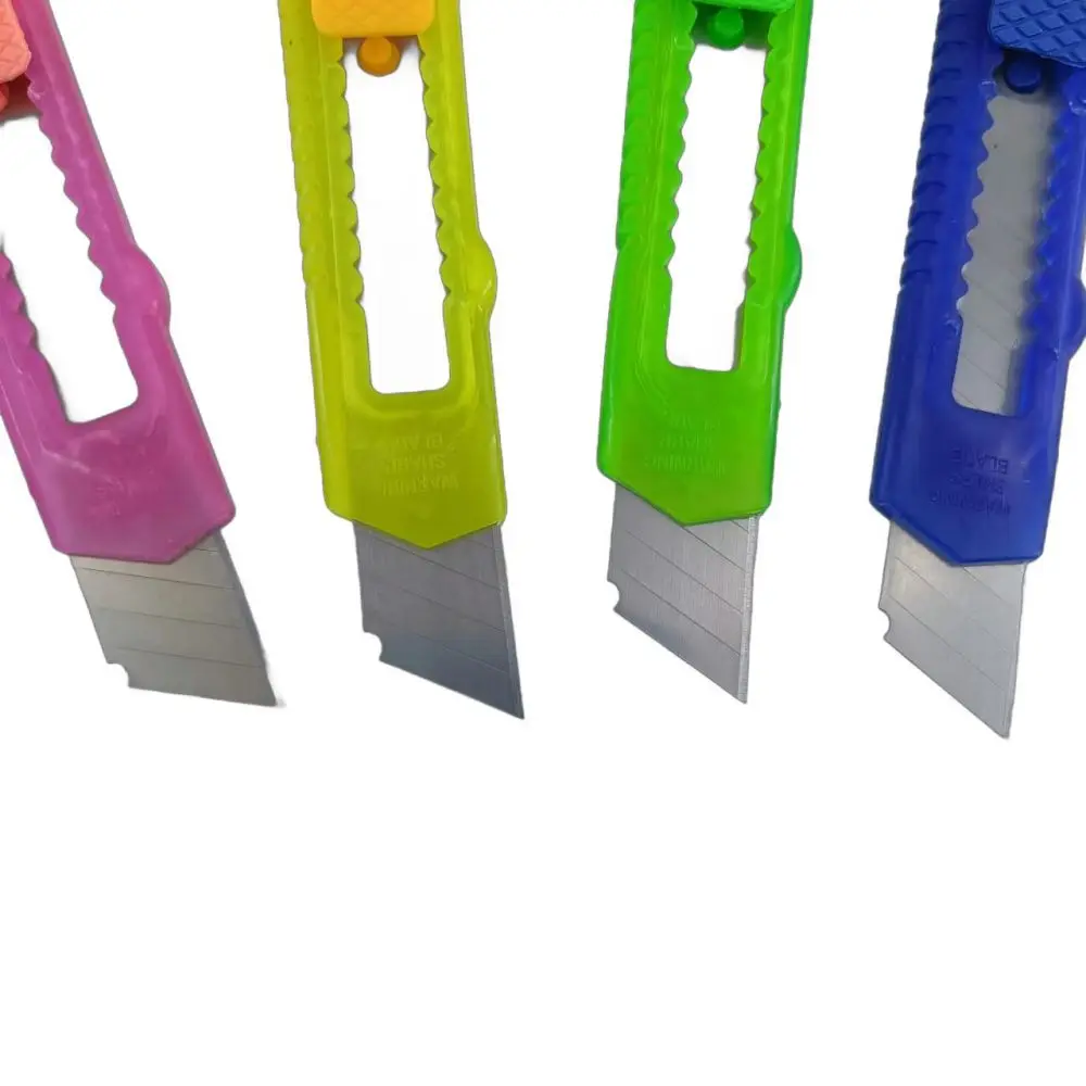 DEWEN Mini Portable Box Cutter Steel Safety Retractable DIY Customizable OEM Ceramic Utility Knife for Cardboard Direct China