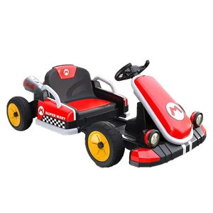 Hot Selling Cartoon Model Ride on Car Toys Car Racing Toy Model Electric Go-kart Battery