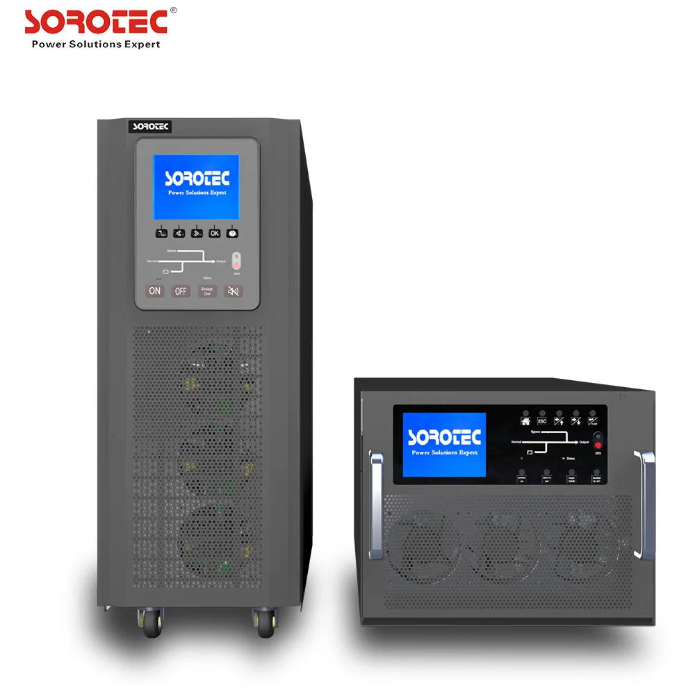 Ups Power High Frequency Online UPS SOROTEC HP9335C II 10-120KVA with Ups Inverter