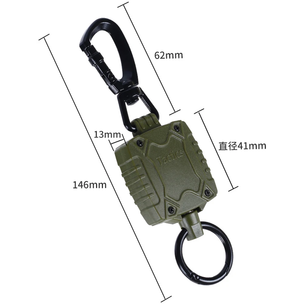 Lot De 5 Rétracteurs Fishing Zinger - Câble 76 Cm Extensible - Rotation 360° - Pour Pêche, Randonnée, Outdoor
