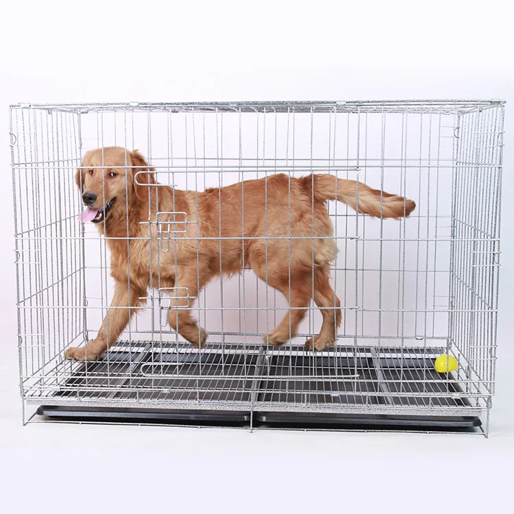 Heavy Duty Stainless Steel Stackable Metal Dog Cage Dog Kennel Crate ...