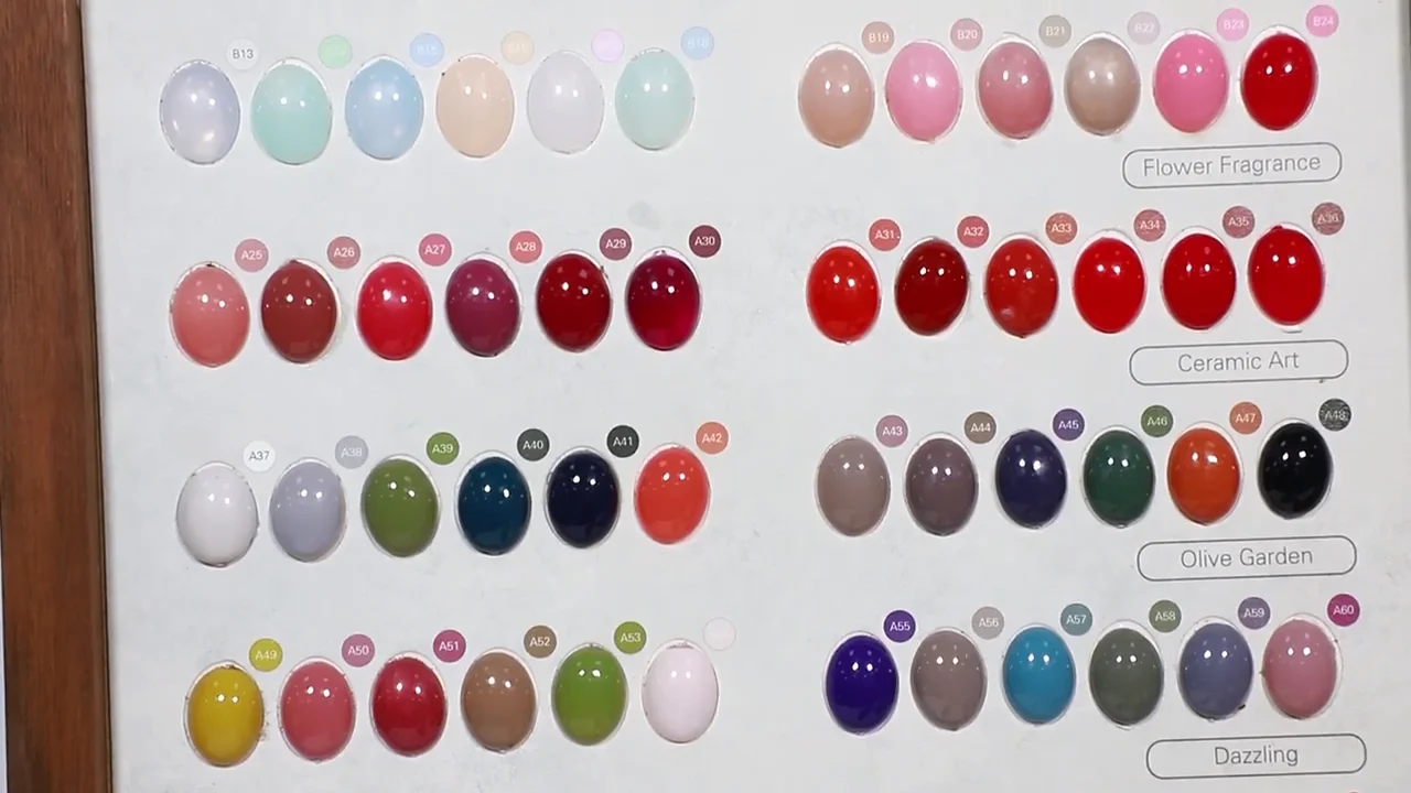 Kaga Daphne 72 Bottles/set Popular Color Glitter Sequins Nail Salon