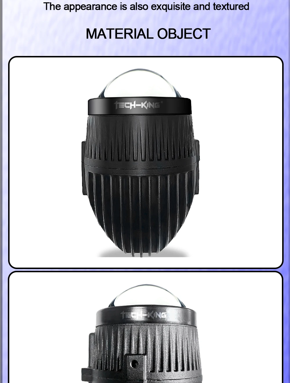 TECH-KING F15 2.0'' LED BI-LED projector fog lamp light led car 3000K/6000K with Toyota bracket for any cars lens fog lamp