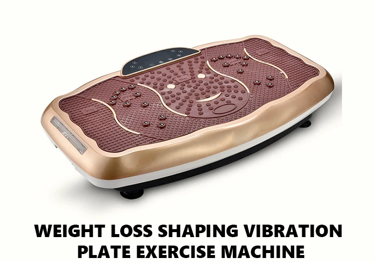 Máquina de ejercicio de placa vibratoria, placa vibratoria para drenaje