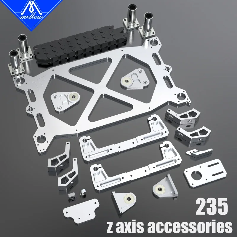 Mellow VzBoT 235 Silvery 3D Printer All Metal CNC Z-Axis Bracket