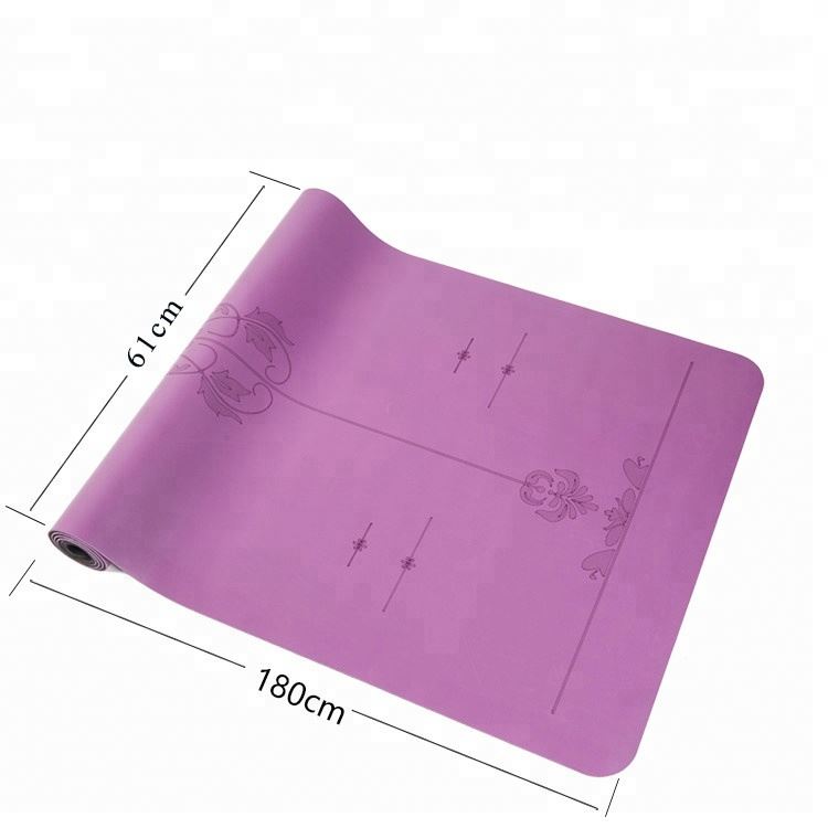 Оптовая продажа с завода, резиновый коврик для пола в тренажерном зале, красный ПУ