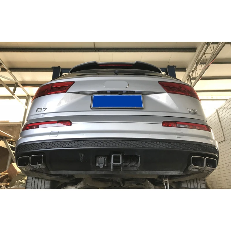 Auto-uitlaattip Dempertips Uitlaatpijp Carbon Mat Zwart Cover Uitlaat